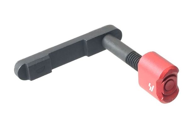 Strike Industries Aluminum Enhanced Magazine Catch for M4 GBBR Series - Red - Bang Bang Airsoft