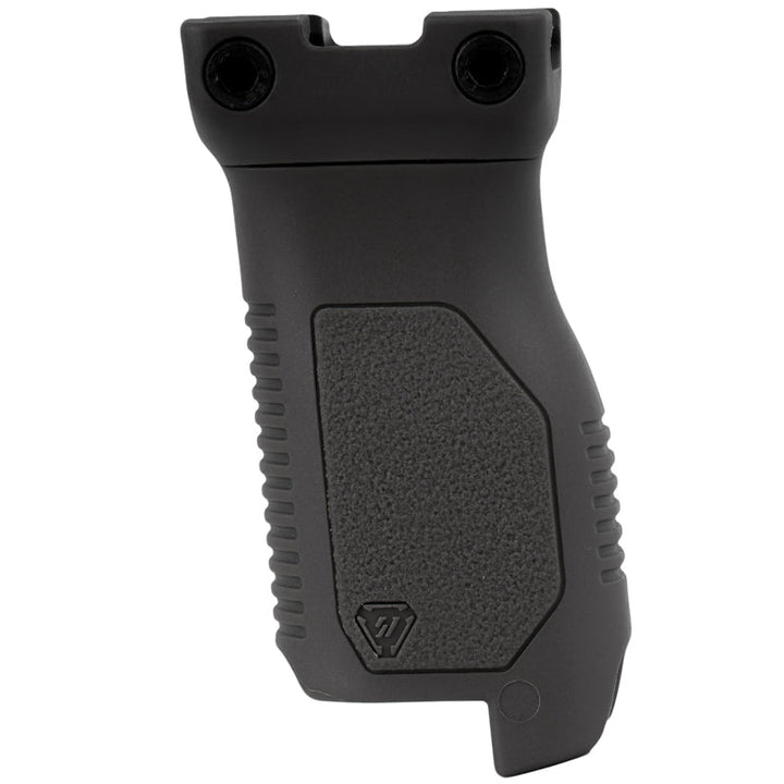 Strike Industries Angled Grip with Cable Management Function for 1913 Picatinny Rail (Long, Black) - Bang Bang Airsoft