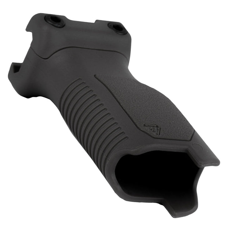 Strike Industries Angled Grip with Cable Management Function for 1913 Picatinny Rail (Long, Black) - Bang Bang Airsoft
