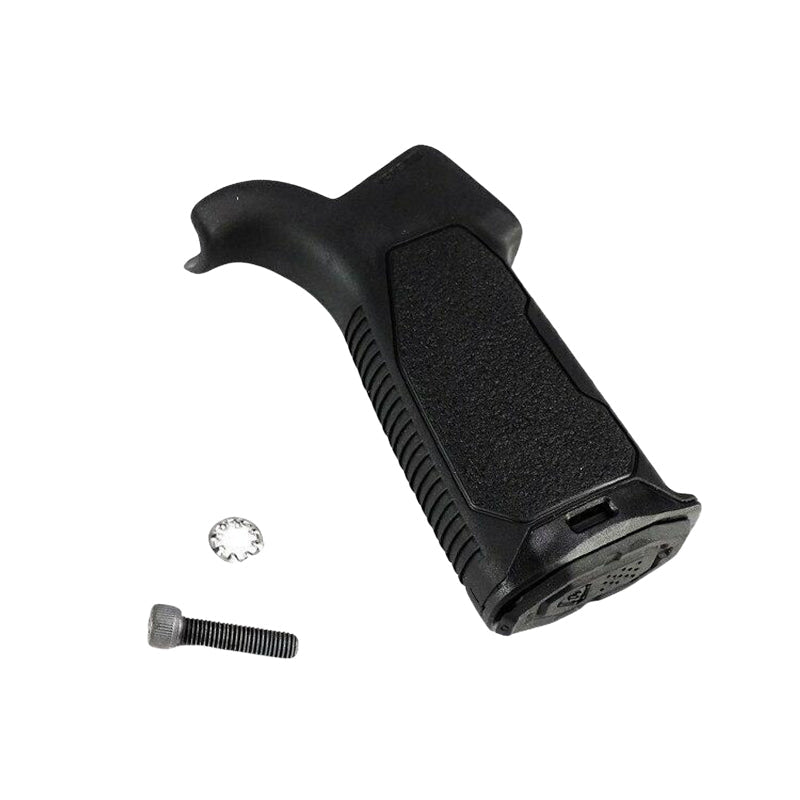 Strike Industries AR Overmolded Enhanced Pistol Grip (15 degree, Black) - Bang Bang Airsoft