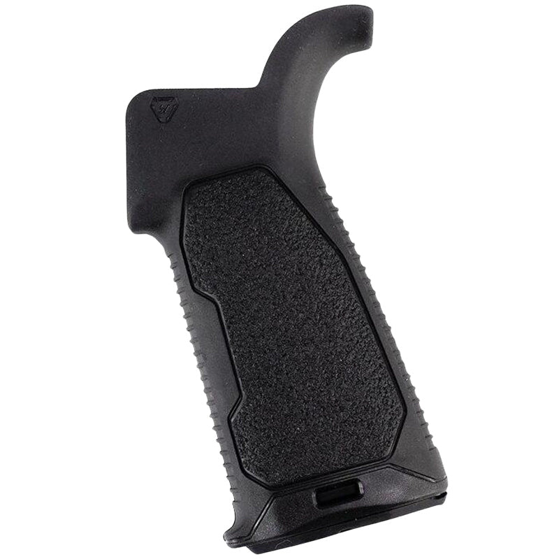 Strike Industries AR Overmolded Enhanced Pistol Grip (15 degree, Black) - Bang Bang Airsoft