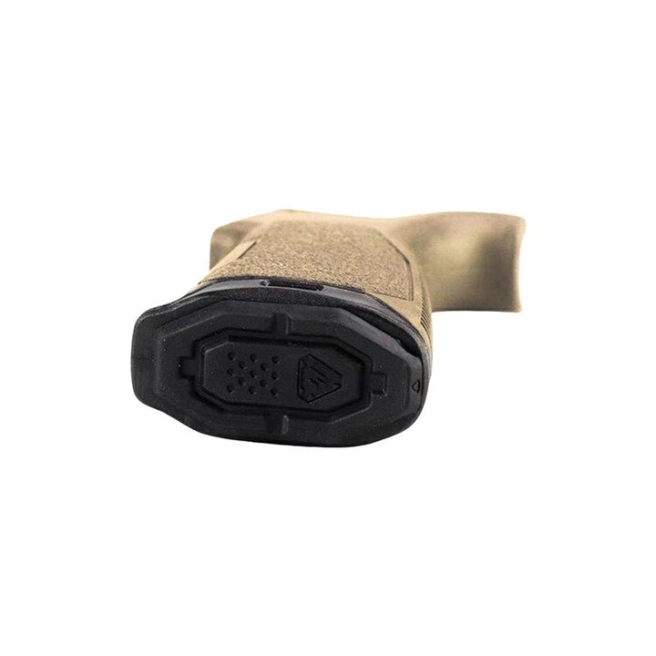 Strike Industries AR Overmolded Enhanced Pistol Grip (15 degree, FDE) - Bang Bang Airsoft