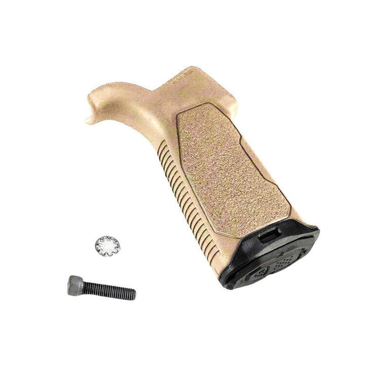 Strike Industries AR Overmolded Enhanced Pistol Grip (15 degree, FDE) - Bang Bang Airsoft
