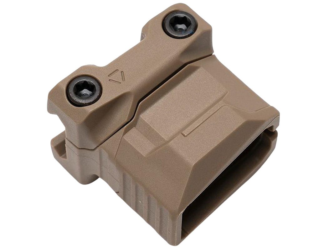 Strike Industries Stacked Angled Grip with Cable Management System (for 1913 Picatinny) - FDE - Bang Bang Airsoft