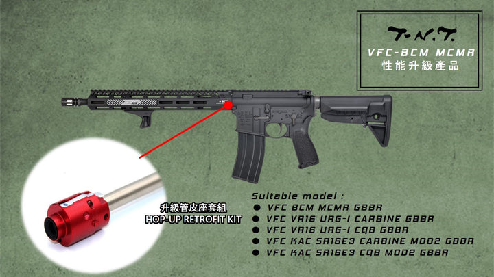 T - N.T STUDIO T - Hop S+ Retrofit Kit for VFC BCM MCMR GBB - Bang Bang Airsoft