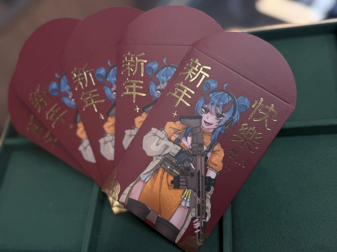 Ten Graves Year of the horse Red Pocket - 5 Pack - Bang Bang Airsoft
