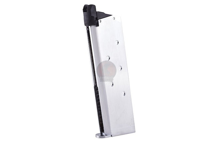 Tokyo Marui 1911 Government GBB Airsoft Green Gas Magazine (26 rounds) - Chrome Stainless - Bang Bang Airsoft