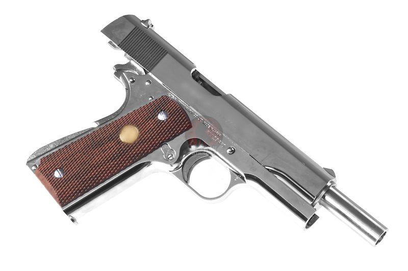 Tokyo Marui 1911 Government Series 70 Nickel Finish GBB Airsoft Pistol - Bang Bang Airsoft