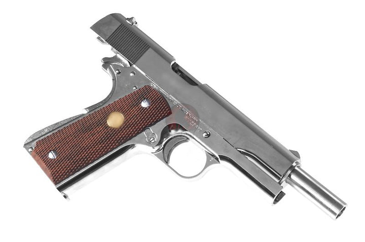 Tokyo Marui 1911 Government Series 70 Nickel Finish GBB Airsoft Pistol - Bang Bang Airsoft
