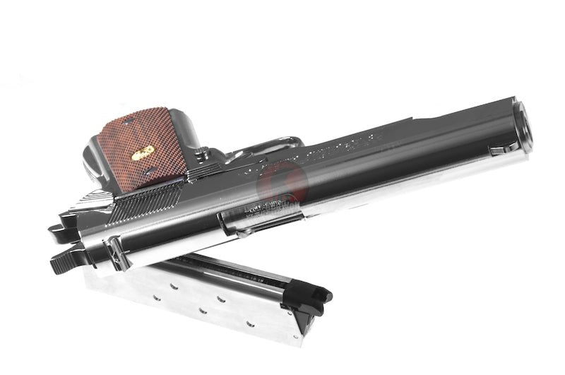 Tokyo Marui 1911 Government Series 70 Nickel Finish GBB Airsoft Pistol - Bang Bang Airsoft