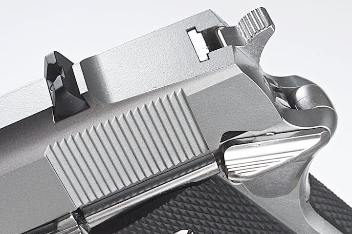 Tokyo Marui Detonics 45 Combat Master - Stainless GBB Airsoft Pistol - Bang Bang Airsoft