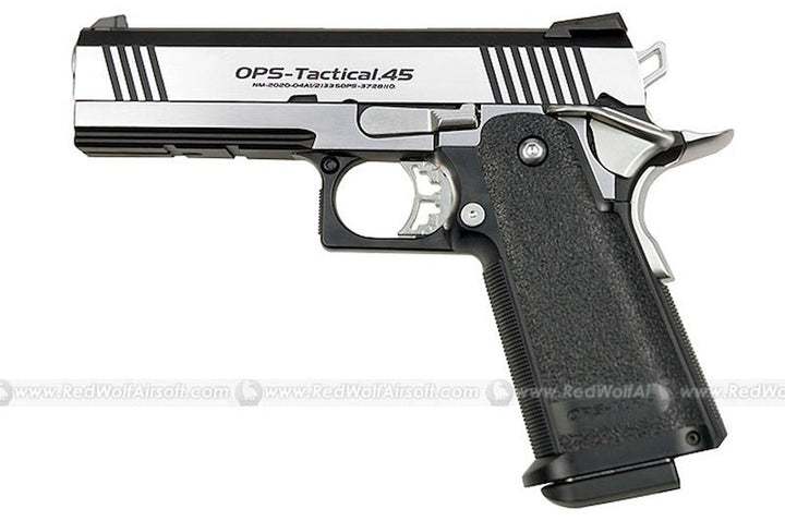 Tokyo Marui Hi Capa 4.3 GBB Airsoft Pistol (Dual Stainless Custom) - Bang Bang Airsoft