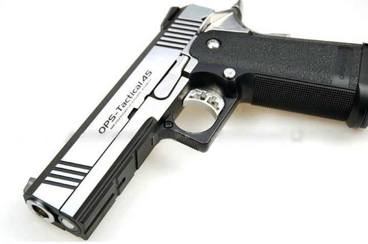 Tokyo Marui Hi Capa 4.3 GBB Airsoft Pistol (Dual Stainless Custom) - Bang Bang Airsoft