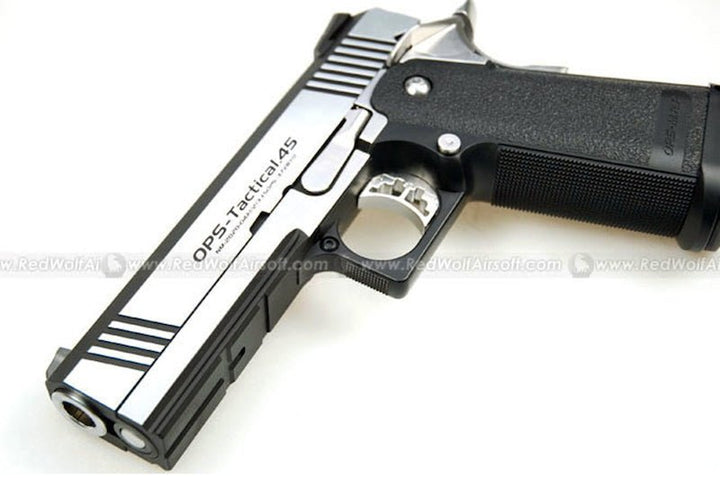 Tokyo Marui Hi Capa 4.3 GBB Airsoft Pistol (Dual Stainless Custom) - Bang Bang Airsoft