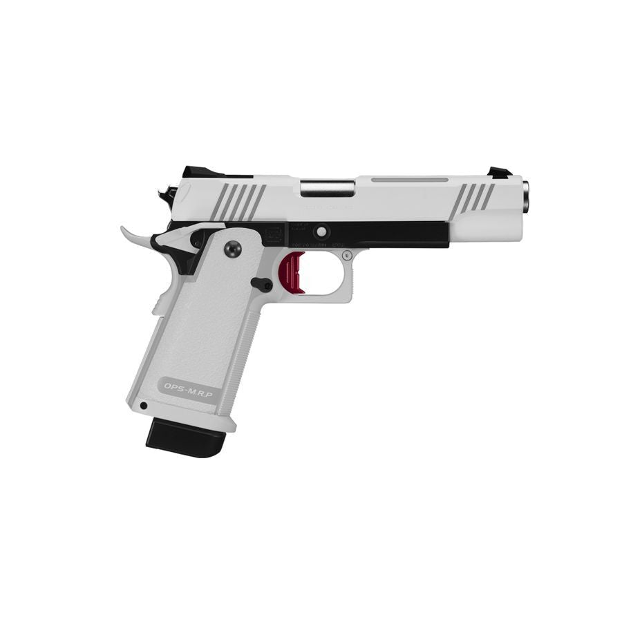 Tokyo Marui Hi Capa White D.O.R. (Direct Optics Ready) GBB Airsoft Pistol - Bang Bang Airsoft