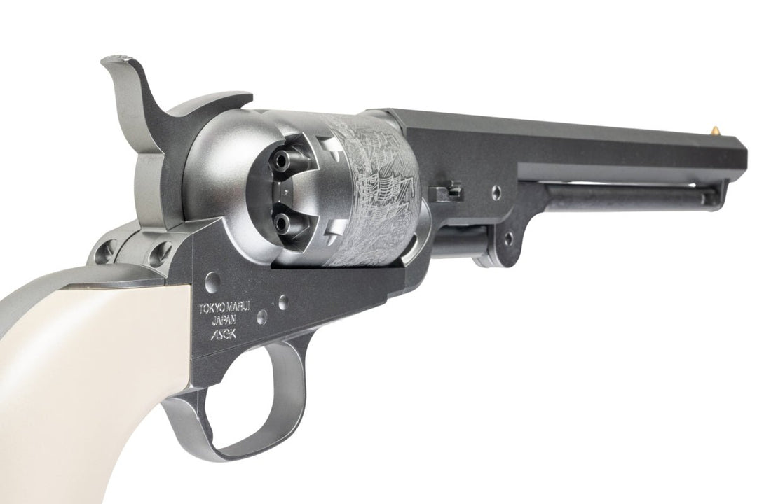 Tokyo Marui M1851 Navy Spring Revolver - Silver - Bang Bang Airsoft