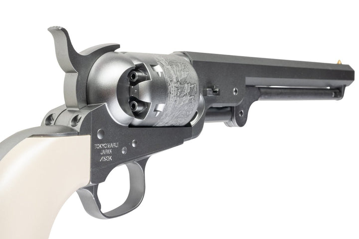 Tokyo Marui M1851 Navy Spring Revolver - Silver - Bang Bang Airsoft