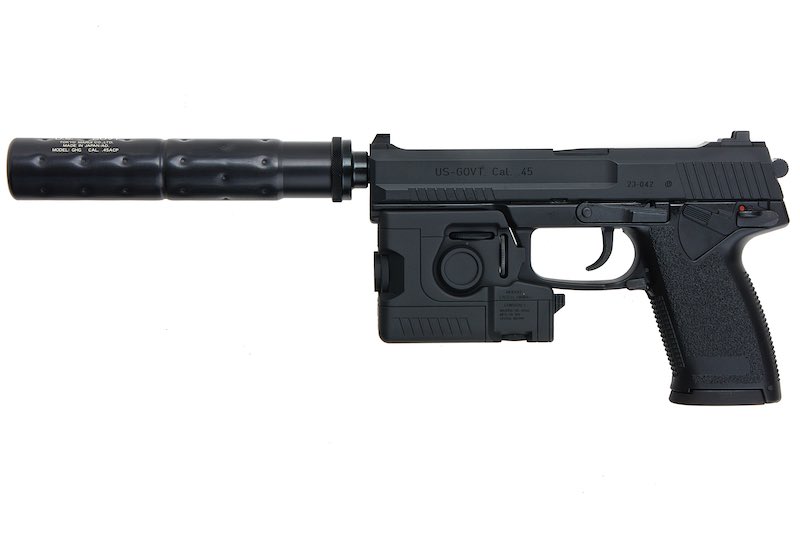 Tokyo Marui MK23 Airsoft SOCOM Fixed Slide Full Set Green Gas Pistol - Bang Bang Airsoft