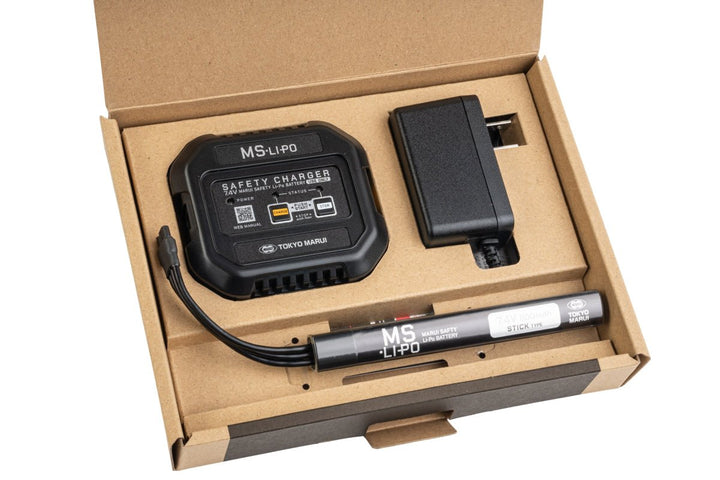 Tokyo Marui MS Li-Po Stick Type Starter Set for Evolt AEG - Bang Bang Airsoft