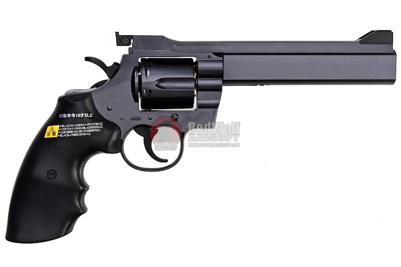 Tokyo Marui Python PPC Custom Airsoft Spring Revolver 6 inch - Black - Bang Bang Airsoft