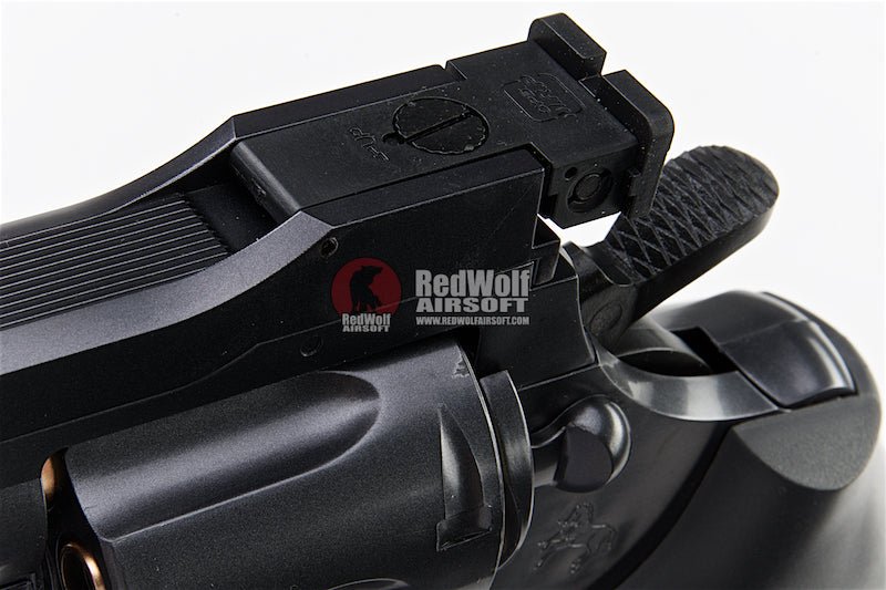 Tokyo Marui Python PPC Custom Airsoft Spring Revolver 6 inch - Black - Bang Bang Airsoft