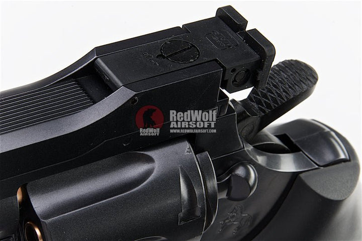 Tokyo Marui Python PPC Custom Airsoft Spring Revolver 6 inch - Black - Bang Bang Airsoft