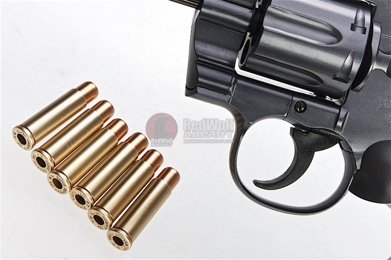 Tokyo Marui Python PPC Custom Airsoft Spring Revolver 6 inch - Black - Bang Bang Airsoft