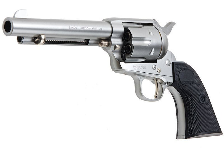 Tokyo Marui SAA.45 Artillery 5.5 inch Spring Revolver - Silver - Bang Bang Airsoft