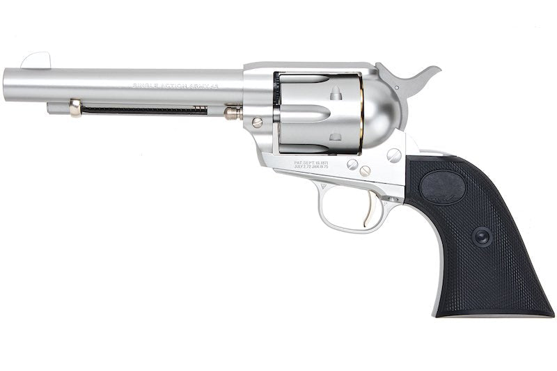 Tokyo Marui SAA.45 Artillery 5.5 inch Spring Revolver - Silver - Bang Bang Airsoft