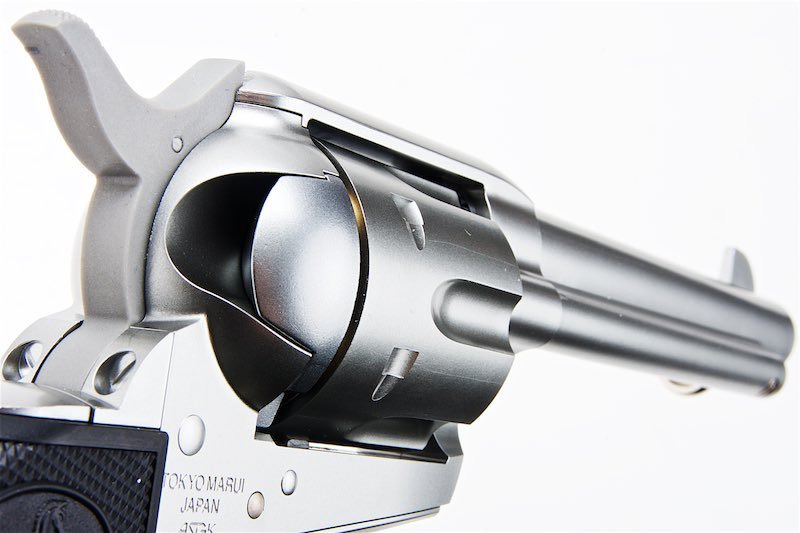 Tokyo Marui SAA.45 Artillery 5.5 inch Spring Revolver - Silver - Bang Bang Airsoft