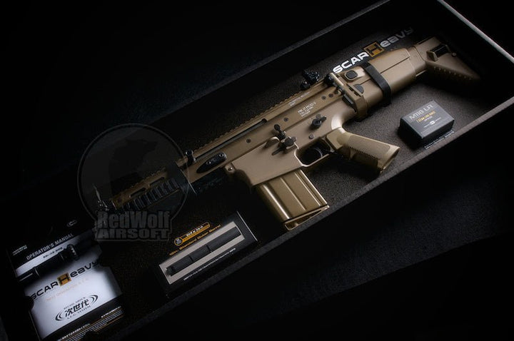 Tokyo Marui Scar H Next Generation (NGRS EBB) Airsoft AEG Rifle - FDE - Bang Bang Airsoft