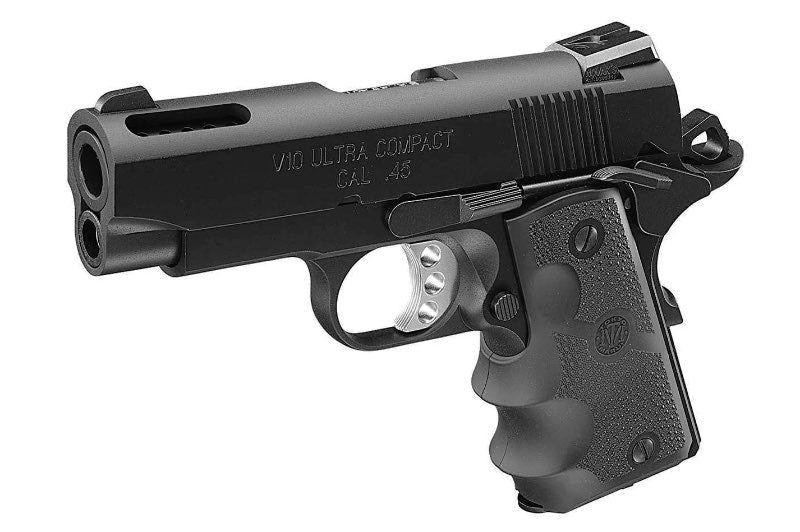 Tokyo Marui V10 Ultra Compact Green Gas Airsoft Pistol - Black - Bang Bang Airsoft