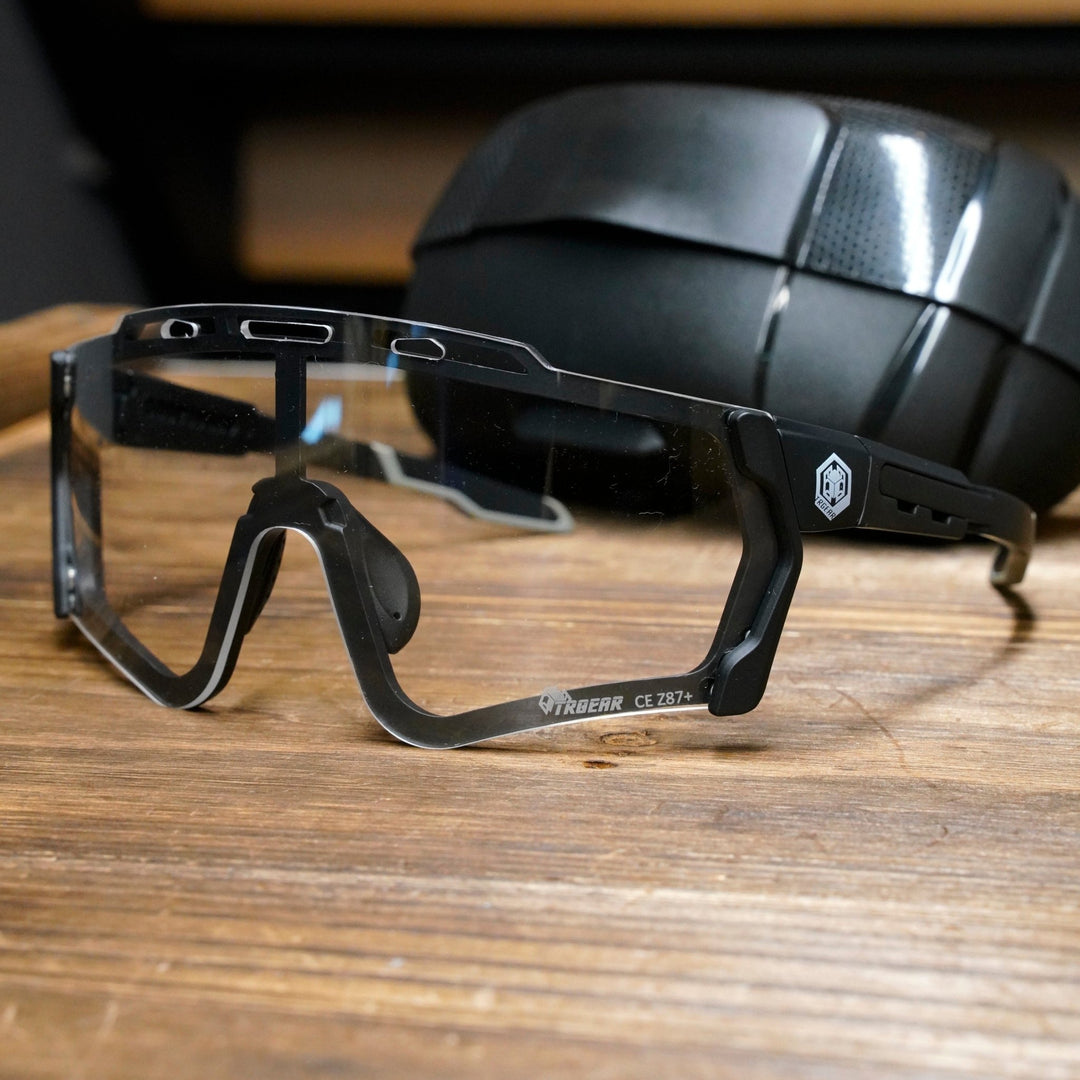 TR Gear TG02 Shielder Magnetic Safety Glasses (Clear & UV Blocking Lens included) - Bang Bang Airsoft