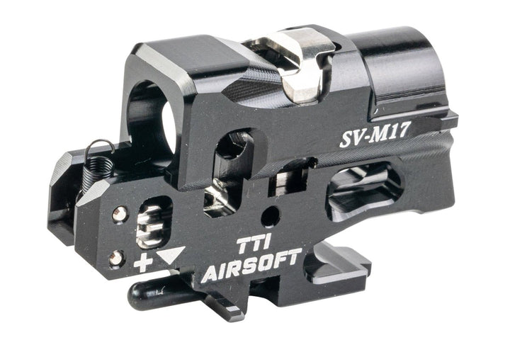 TTI Airsoft SIG AIR / VFC M17 & M18 GBB Series Infinity One Piece Full CNC TDC Hop Up Chamber - Black - Bang Bang Airsoft