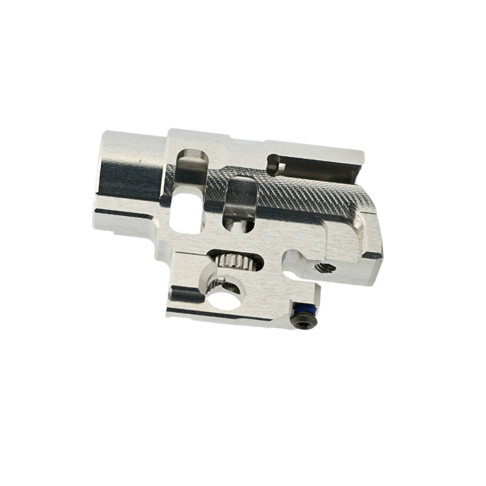 TTI Airsoft Tokyo Marui Hi Capa GBB Infinity One Piece Full CNC TDC Hop Up Chamber - Silver - Bang Bang Airsoft