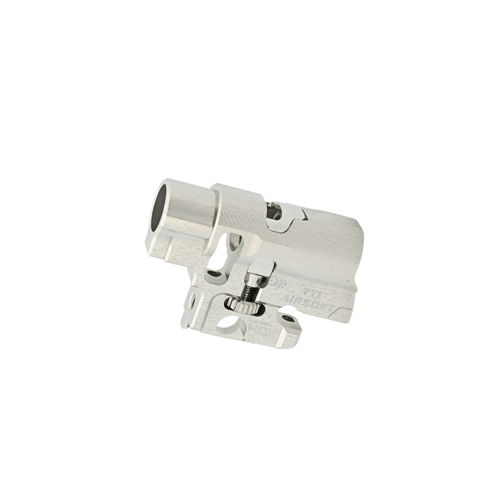 TTI Airsoft Tokyo Marui Hi Capa GBB Infinity One Piece Full CNC TDC Hop Up Chamber - Silver - Bang Bang Airsoft
