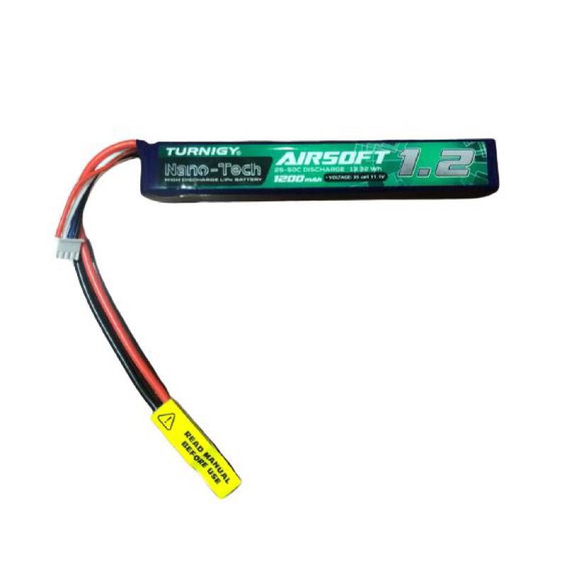 Turnigy nano - tech 11.1V 1200mAh 3C 25 - 50C Lipo Airsoft Pack - Bang Bang Airsoft