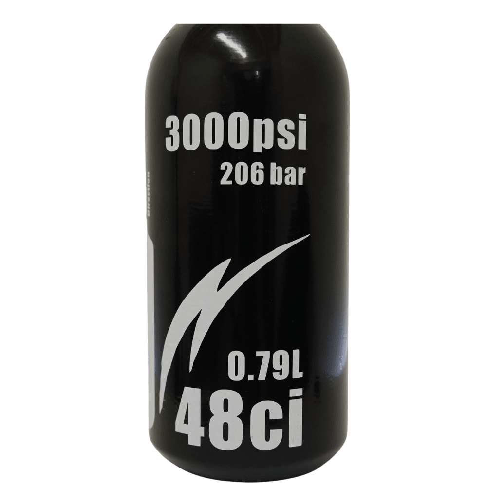 Ultra Force Aluminum HPA Tank with Regulator - 48ci 3000psi - Bang Bang Airsoft