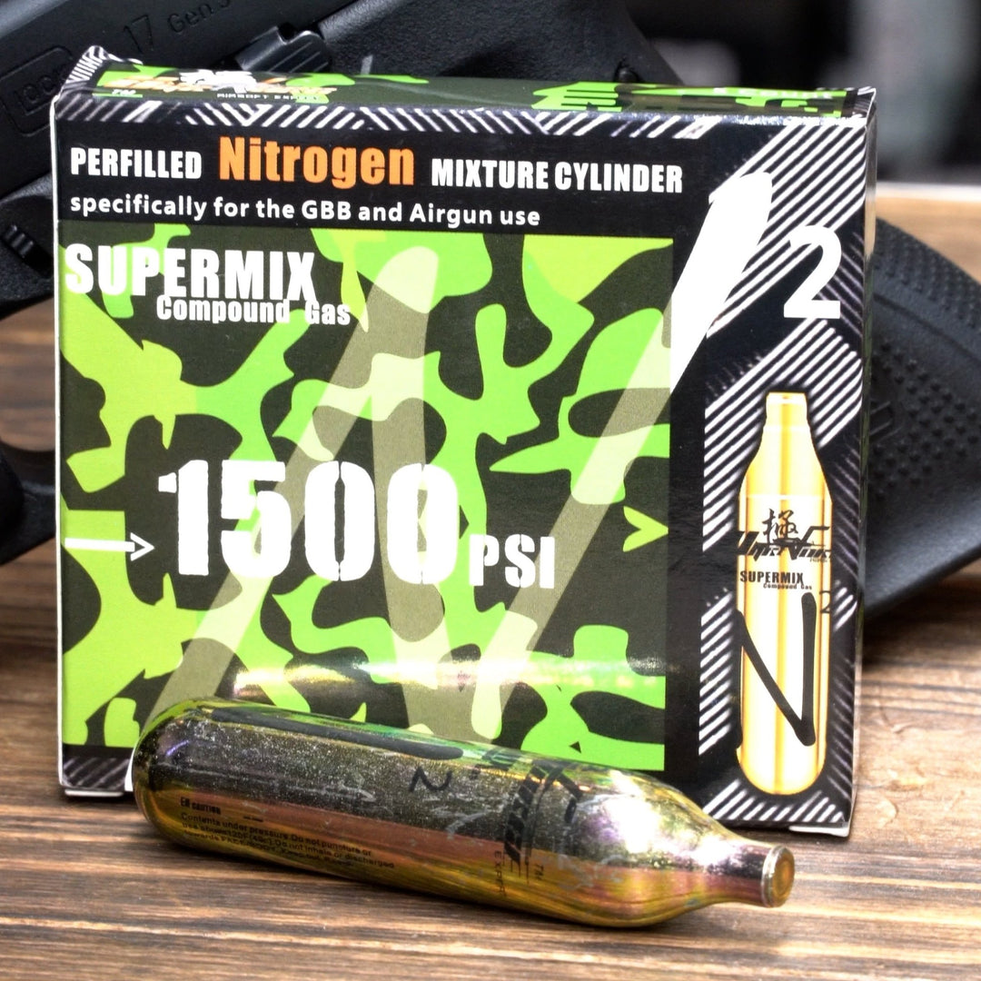 Ultraforce 3.5g N2 Mixture Cartridge (12g Size) - 5pcs - Bang Bang Airsoft