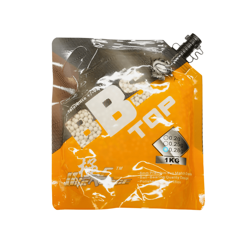 Ultraforce TOP Premium Match Grade BBs - White - Bang Bang Airsoft