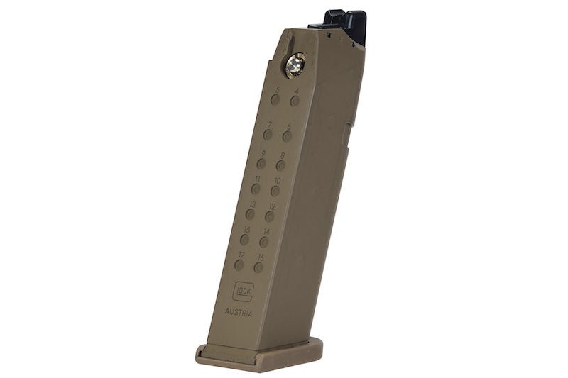 Umarex Glock 17 Gen 5 Green Gas Magazine (French Army Version, 22 rounds, by VFC) - TAN - Bang Bang Airsoft