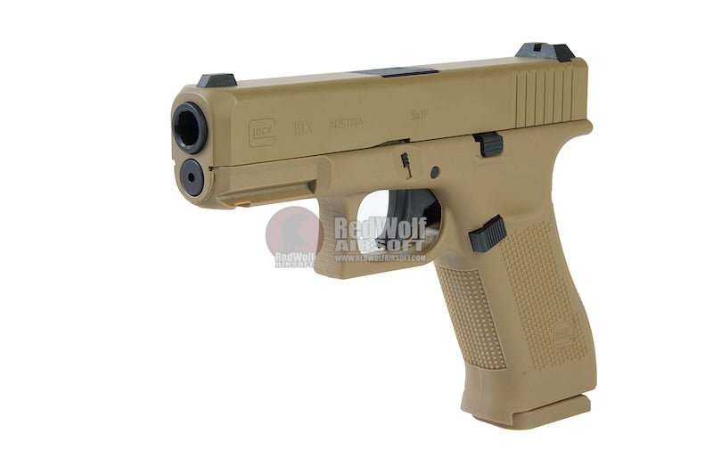 Umarex Glock 19X CO2 Airsoft Pistol (Fixed Slide)(Wingun G19X) - 6mm Version - Bang Bang Airsoft