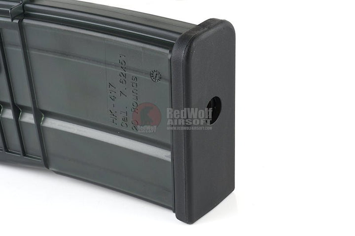 Umarex HK417 Airsoft Green Gas Magazine (20 rounds, by VFC) - Black - Bang Bang Airsoft