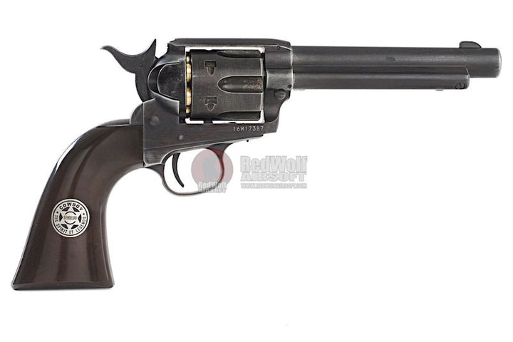 Umarex Revolver SAA .45 CO2 Revolver Metal (6mm, Antique Black) - Cowboy Police Version (by WinGun) - Bang Bang Airsoft