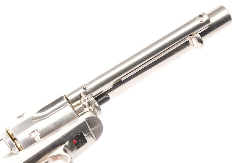 Umarex Revolver SAA .45 CO2 Revolver Metal (6mm, Nickel Pearl) - Cowboy Police Version (by WinGun) - Bang Bang Airsoft