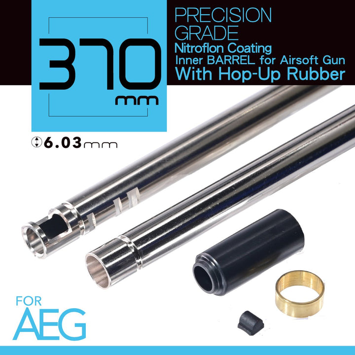 Unicorn Airsoft 6.03 NITROFLON Coated Brass Inner Barrel for AEG (w/60 degree hop up) - Bang Bang Airsoft