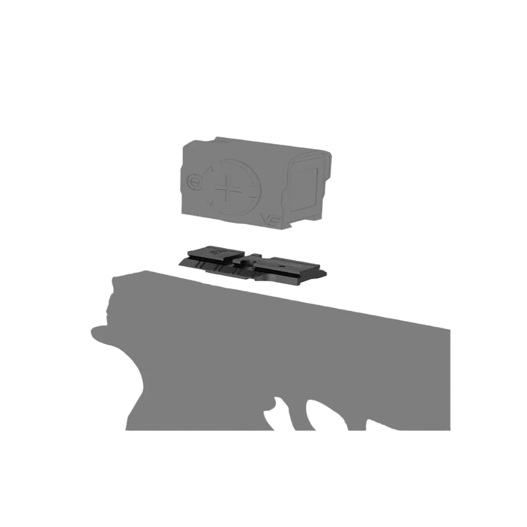 Vector Optic Enclosed Red Dot Mount - VOD for CZ Pistols - Bang Bang Airsoft