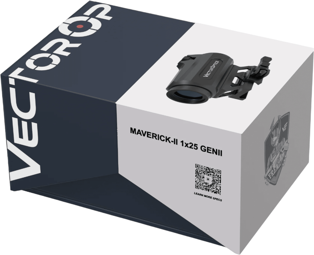 Vector Optics Maverick-II Gen II 1x25 MICRO Red Dot Sight (2024