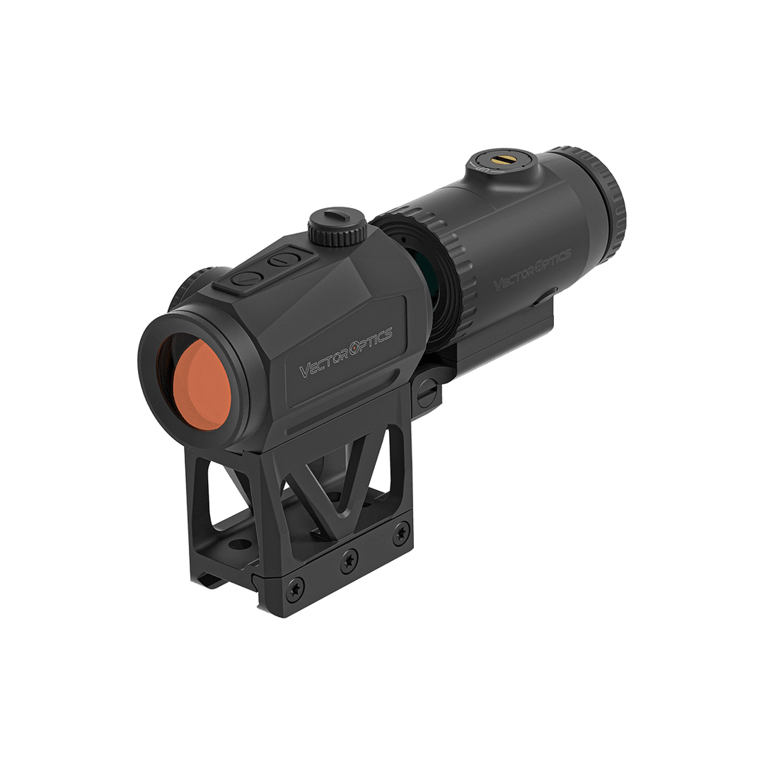 Vector Optics Scrapper 1x25 MRT Red Dot & Paragon 3x Magnifier Kit Picatinny Mount - Bang Bang Airsoft