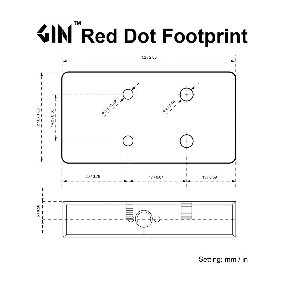 Vector Optics VAS™ GIN Footprint Adapter - Bang Bang Airsoft